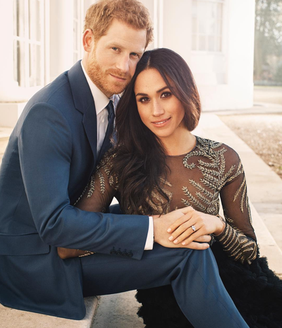 Meghan Markle Wore A $75,000 Couture Gown For Engagement Photo Obvi